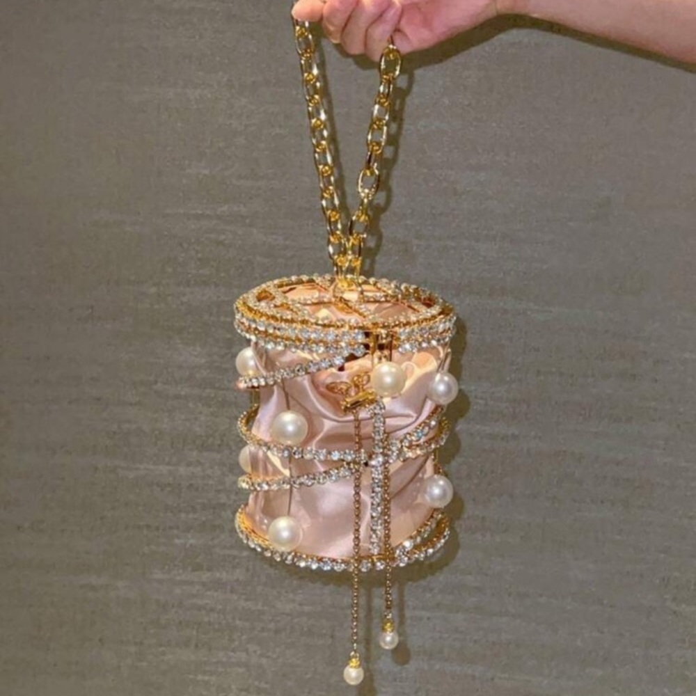Luxury Women's Bridal Wedding Purse Party Prom Glitter Bling Rhinestone Clutches